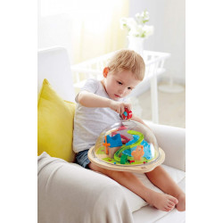Hape labirint magnetic cu bile colorate - Img 4