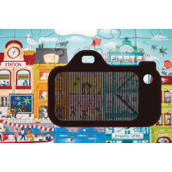 Hape puzzle orasul animat - Img 7