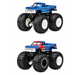 HOT WHEELS MONSTER TRUCK SET 2 MASINI BIGFOOT SI BIGFOOT BITE SCARA 1 LA 64 - Img 2