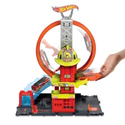 HOT WHEELS STATIA DE POMPIERI SUPER LOOP - Img 6