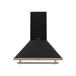 Hota decorativa retro Tesla DC600ABP, 60cm, Negru1 motor 190W, 630m3/h, 3 trepte, LED 2x2W - Img 1