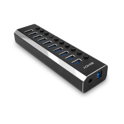 Hub Lindy 10 Port USB 3.0 buton On/Off - Img 2