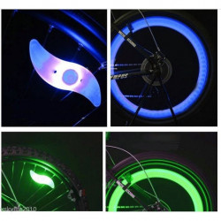 Iluminat LED Decorativ pentru Spite Bicicleta cu 3 Tipuri de Iluminare, Culoare Albastru - Img 12