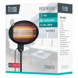 INCALZITOR TERASA INFRAROSU QUARTZ IPX4 TEESA - Img 5
