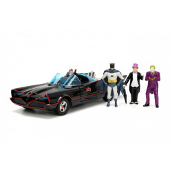 Jada batman set masinuta metalica batmobile 1:24 si 4 figurine - Img 4