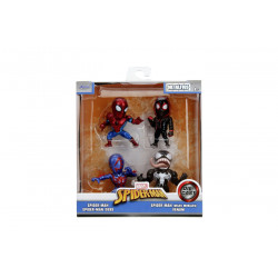 JADA MARVEL SPIDER MAN SET 4 FIGURINE METALICE 6.5CM - Img 1