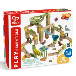 Jucarie din lemn - Marble Run Dino Adventure (131 piese) - Img 2