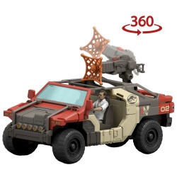 JURASSIC WORLD REBIRTH SET VEHICUL DE LUPTA LAUNCH N BATTLE CU FIGURINE SI ACCESORII - Img 7
