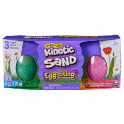 Kinetic sand pachet 3 oua cu surpriza - Img 1