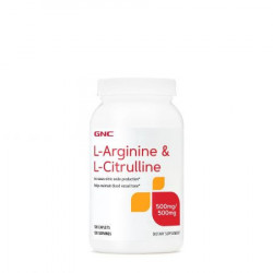 L-ARGININE & L-CITRULINE 500MG/500MG 120CPS