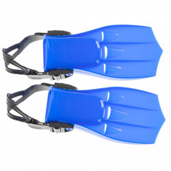 Labe de Inot si Scufundari, marime S (17-20cm), culoare Albastra - Img 3
