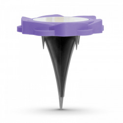 Lampa solara LED - violet - alb rece - 11,5 x 2,3 cm - Img 2