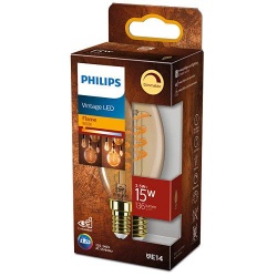 LED CLASSIC 15W B35 E14 GOLD SP D RFSRT4 - Img 2