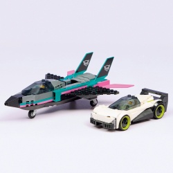 LEGO CITY AVION CU REACTIE VS MASINA 60489 - Img 2