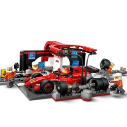 LEGO CITY BOXA SI MECANICI F1 CU MASINA FERRARI 60443 - Img 6