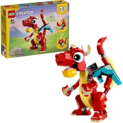 LEGO CREATOR 3IN1 DRAGON ROSU 31145 - Img 6
