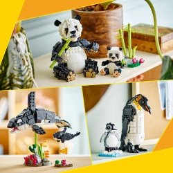 LEGO CREATOR ANIMALE SALBATICE: FAMILIA DE URSI PANDA 31165 - Img 7