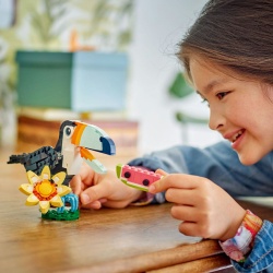 LEGO CREATOR ANIMALE SALBATICE TUCAN TROPICAL 31173 - Img 3