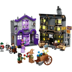 LEGO HARRY POTTER TM OLLIVANDER SI MAGAZINUL DE HAINE AL LUI MADAM MALKIN 76439 - Img 2