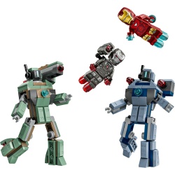 LEGO MARVEL IRON MAN SI WAR MACHINE VS DRONELE HAMMER 76320 - Img 2