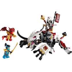 LEGO NINJAGO ZILVAR SI MONSTRUL DRAGON GRIMTAK 71863 - Img 3
