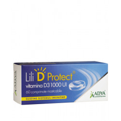 LILI D PROTECT VITAMINA D3 1000UI 60CPR MASTICABILE
