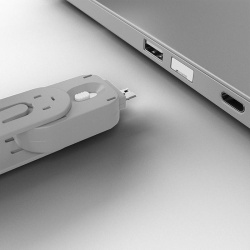 Lindy USB Type A Port Blocker Key, alb - Img 8