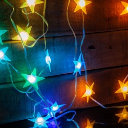 Lumină inteligentă șir - stea - USB - 25 LED-uri RGB - 5 m - Bluetooth - Img 2