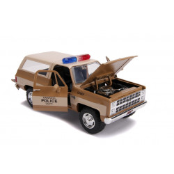 MACHETA METALICA 1980 CHEVY POLICE K5 SCARA 1 LA 24 - Img 9
