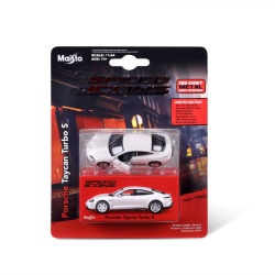 MAISTO MASINUTA METALICA SPEED ICONS PORSCHE TAYCAN TURBO S ALB SCARA 1 LA 64 - Img 1