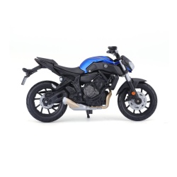 MAISTO MOTOCICLETA METALICA EDITIE SPECIALA YAMAHA MT07 SCARA 1 LA 18 - Img 6