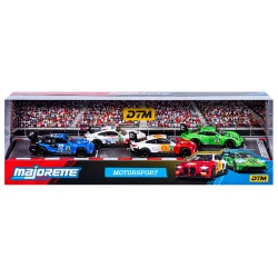MAJORETTE SET 4 MASINUTE METALICE MOTORSPORT DTM SCARA 1 LA 64