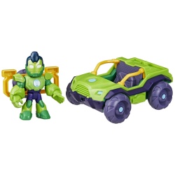 MARVEL IRON MAN SI PRIETENII SAI UIMITORI SET VEHICUL SI FIGURINA IRON HULK - Img 2