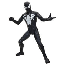 MARVEL SPIDER MAN TITAN SERIES FIGURINA SPIDER MAN CU COSTUM NEGRU - Img 3