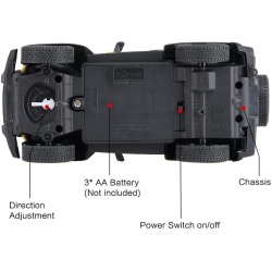 MASINA CU TELECOMANDA JEEP WRANGLER RUBICON GALBEN CU SCARA 1 LA 24 - Img 5