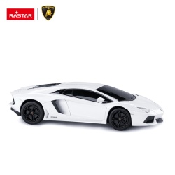MASINA CU TELECOMANDA LAMBORGHINI AVENTADOR ALB CU SCARA 1 LA 24 - Img 3