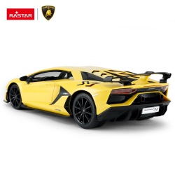 MASINA CU TELECOMANDA LAMORGHINI AVENTADOR SVJ GALBEN SCARA 1 LA 14 - Img 8