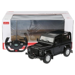 MASINA CU TELECOMANDA LAND ROVER DEFENDER NEGRU CU SCARA 1 LA 14 - Img 2