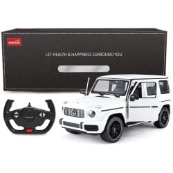 MASINA CU TELECOMANDA MERCEDES-BENZ G63 ALB SCARA 1 LA 14 - Img 6
