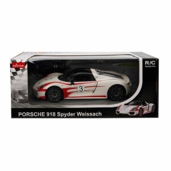 MASINA CU TELECOMANDA PORSCHE 918 SPYDER WEISSACH ALB SCARA 1 LA 14 - Img 1