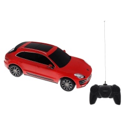 MASINA CU TELECOMANDA PORSCHE MACAN TURBO ROSU CU SCARA 1 LA 24 - Img 6
