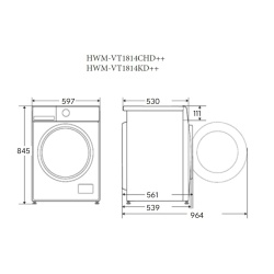 MASINA DE SPALAT HEINNER HWM-VT1814KD++ - Img 3