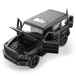 MASINUTA METALICA MERCEDES AMG G63 NEGRU SCARA 1 LA 24 - Img 2