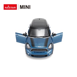 MASINUTA METALICA MINICOOPER ALBASTRU SCARA 1 LA 24 - Img 5