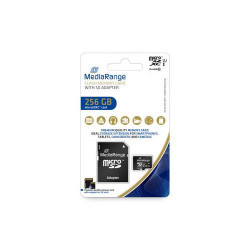 MediaRange Micro SDXC 256GB UHS-1 Class 10 with SD adapter