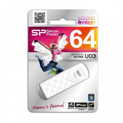 Memorie USB SILICONPOW Ultima U03 64GB USB 2.0 White - Img 1