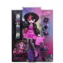 MONSTER HIGH PAPUSA DRACULAURA SI ANIMALUTUL COUNT FABULOUS - Img 1