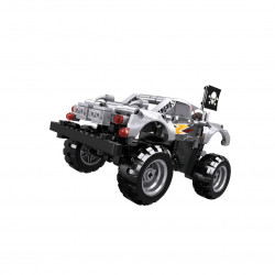 Monster truck argintiu tip lego tehnic de constructie (232 piese) - Img 6