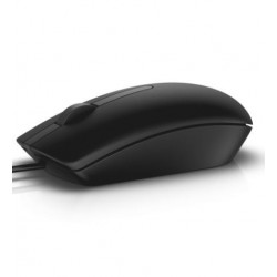 MOUSE DELL, PC sau NB, cu fir, USB, optic, 1000 dpi, butoane/scroll 3/1, negru, "570-AAIR-05" - Img 1