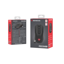 Mouse Genesis Zircon 330 3600 DPI negru - Img 9